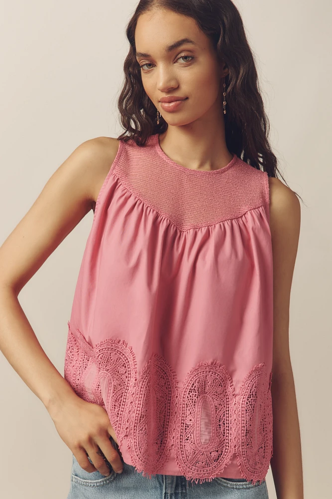 The Iris Poplin Blouse by En Elly: Tank Top Edition