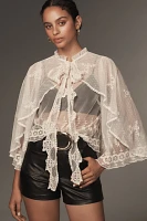 Forever That Girl Sheer Lace Capelet