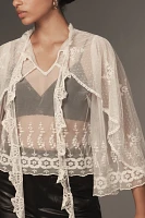 Forever That Girl Sheer Lace Capelet