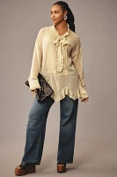 Forever That Girl Tie-Neck Ruffle Blouse