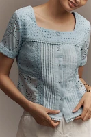 Conditions Apply Petite Lutana Short-Sleeve Blouse