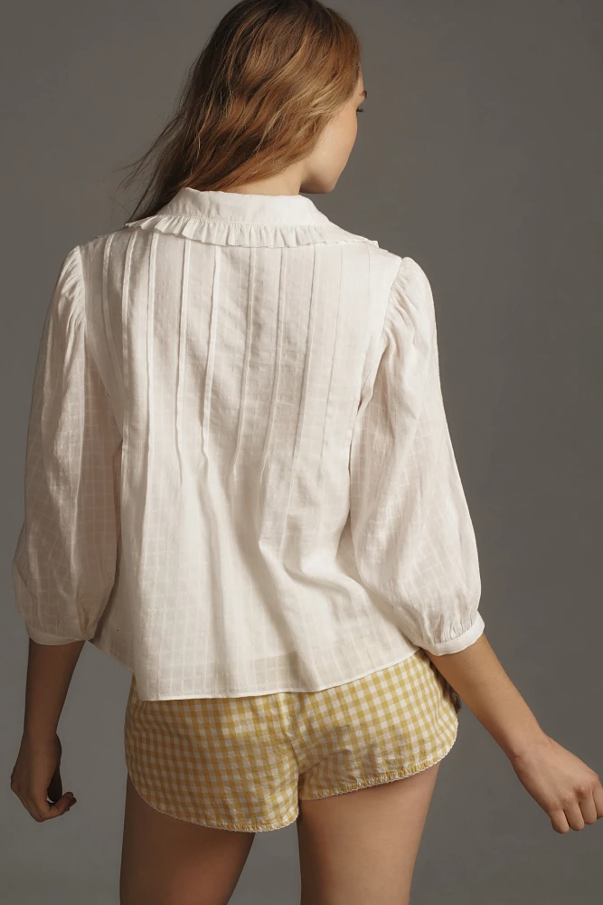 English Factory Ruffle Blouse