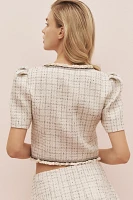 ASTR The Label Zoela Tweed Top