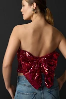 Hutch Bare Sequin Bow Top