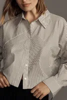 Maeve Cropped Buttondown Shirt