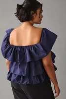 Maeve Tiered Ruffled Top