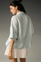 The Dylon Short-Sleeve Wide-Placket Top