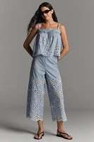 Maeve Embroidered Eyelet Tank