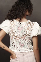 For Love & Lemons Bordeaux Top