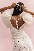 For Love & Lemons Frosted Organza Blouse