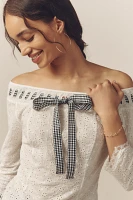 For Love & Lemons Rosie Ribbon Top