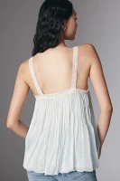 Forever That Girl Lace-Trim Babydoll Tank