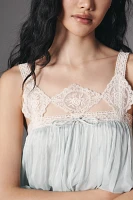 Forever That Girl Lace-Trim Babydoll Tank