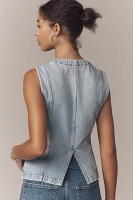 Pistola Gia Fitted Denim Vest