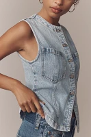 Pistola Gia Fitted Denim Vest