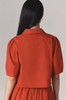 Maeve Lantern-Sleeve Blouse