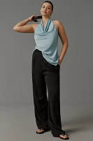 By Anthropologie Cowl-Neck Halter Top
