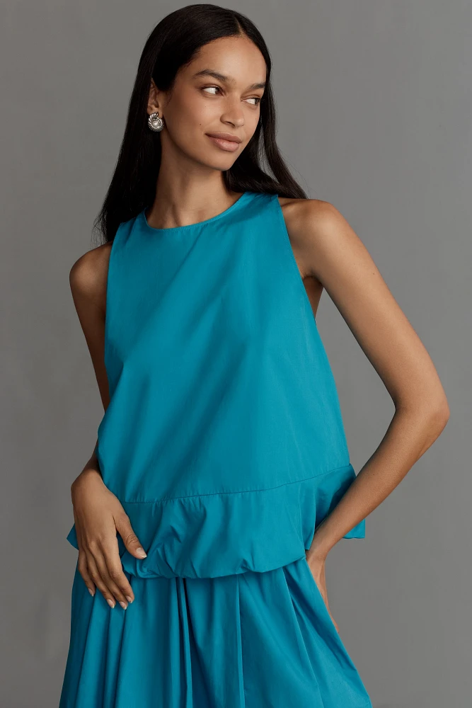 Maeve Sleeveless Bubble Top