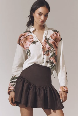 The Tavi Buttondown Blouse by Pilcro