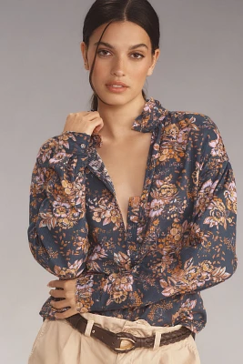 The Tavi Buttondown Blouse by Pilcro