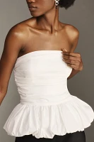 Maeve Strapless Drop-Waist Bubble Top