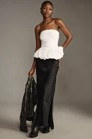 Maeve Strapless Drop-Waist Bubble Top