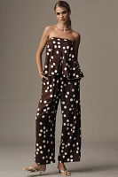 Maeve Strapless Swingy Scarf Top