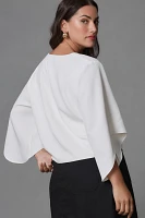 The Veronica Cape Blouse by Mare x Anthropologie