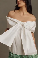 Mare Off-The-Shoulder Bow Top