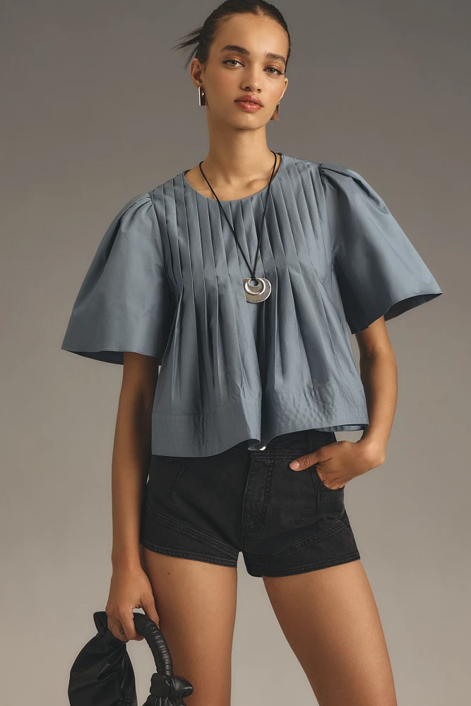 Mare Short-Sleeve Swing Top