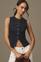 Mare Tailored Denim Vest