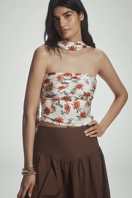 Mare Strapless Scarf Top