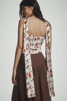 Mare Strapless Scarf Top
