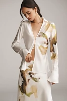 Acler Spunhill Satin V-Neck Shirt