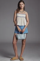 En Saison Donatella Cotton Linen Tank Top