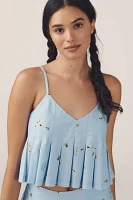 En Saison Zoey Pleated Tank Top