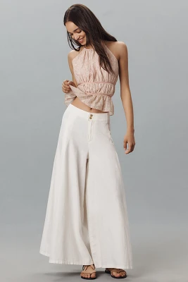En Saison Geraldine Halter Peplum Top