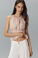 En Saison Geraldine Halter Peplum Top