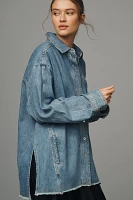 Pilcro Long-Sleeve Denim Chore Shirt