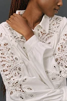 Love The Label Poplin Cutwork Blouse