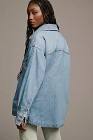 Pilcro Oversized Denim Buttondown Shirt