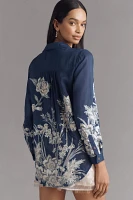 The Romy Relaxed Buttondown Shirt by Pilcro