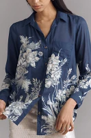 The Romy Relaxed Buttondown Shirt by Pilcro