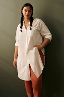 Maeve Maxi Tunic Poplin Buttondown