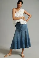 By Anthropologie Ruffled One-Shoulder Top