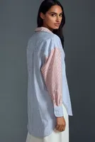 The Bennet Buttondown Shirt by Maeve: Mixed-Stripe Edition