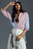 The Bennet Buttondown Shirt by Maeve: Mixed-Stripe Edition