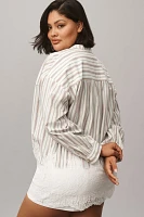 Pilcro Long-Sleeve Lacey Tunic Top