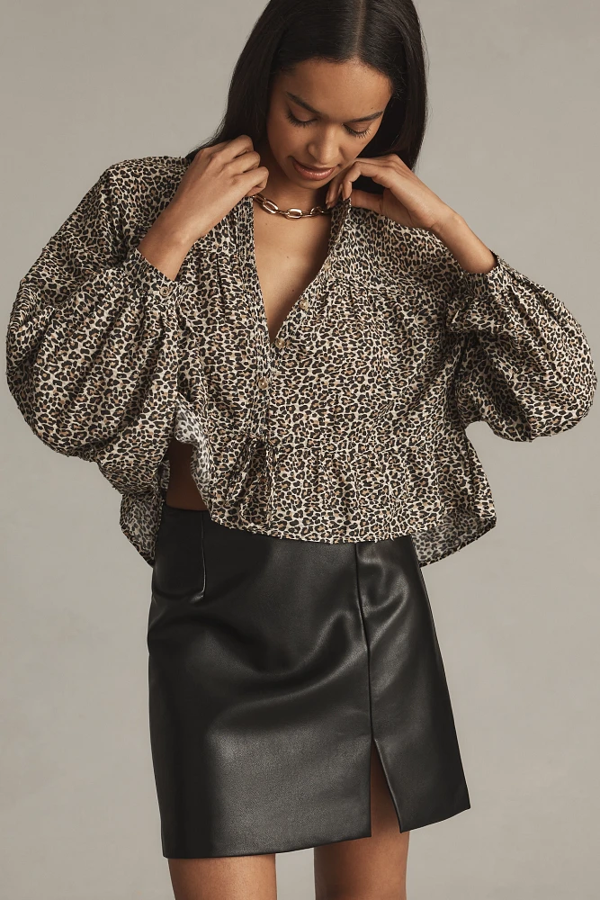 The Sidney Batwing Blouse by Pilcro: Cinched Waist Edition