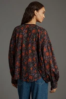 The Sidney Batwing Blouse by Pilcro: Button Loop Edition